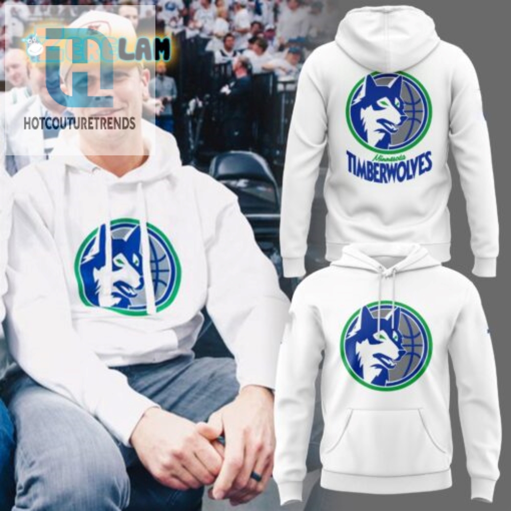 Stay Ahead Of The Pack With Our Timberwolves Logo Hoodie 2024  Howling Good Deal