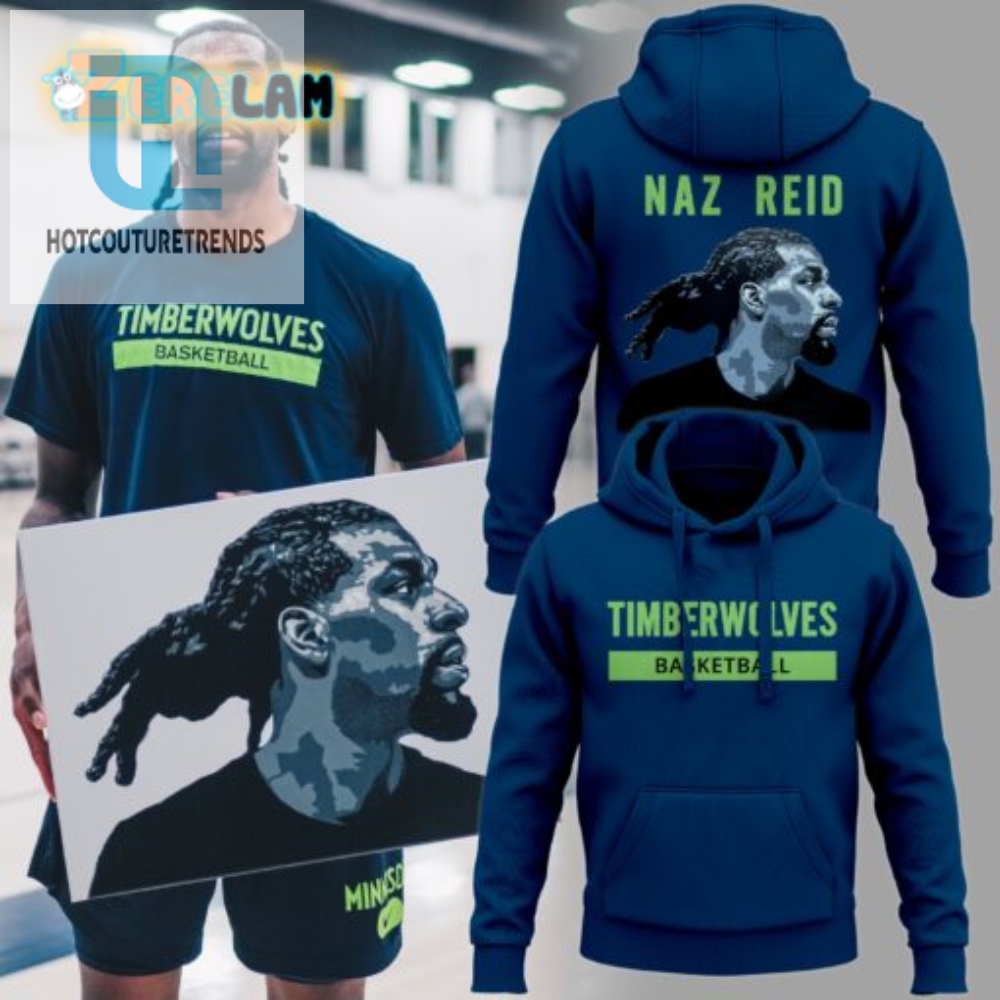 Stay Warm And Ball Out With Naz Reid In This Timberwolves Hoodie