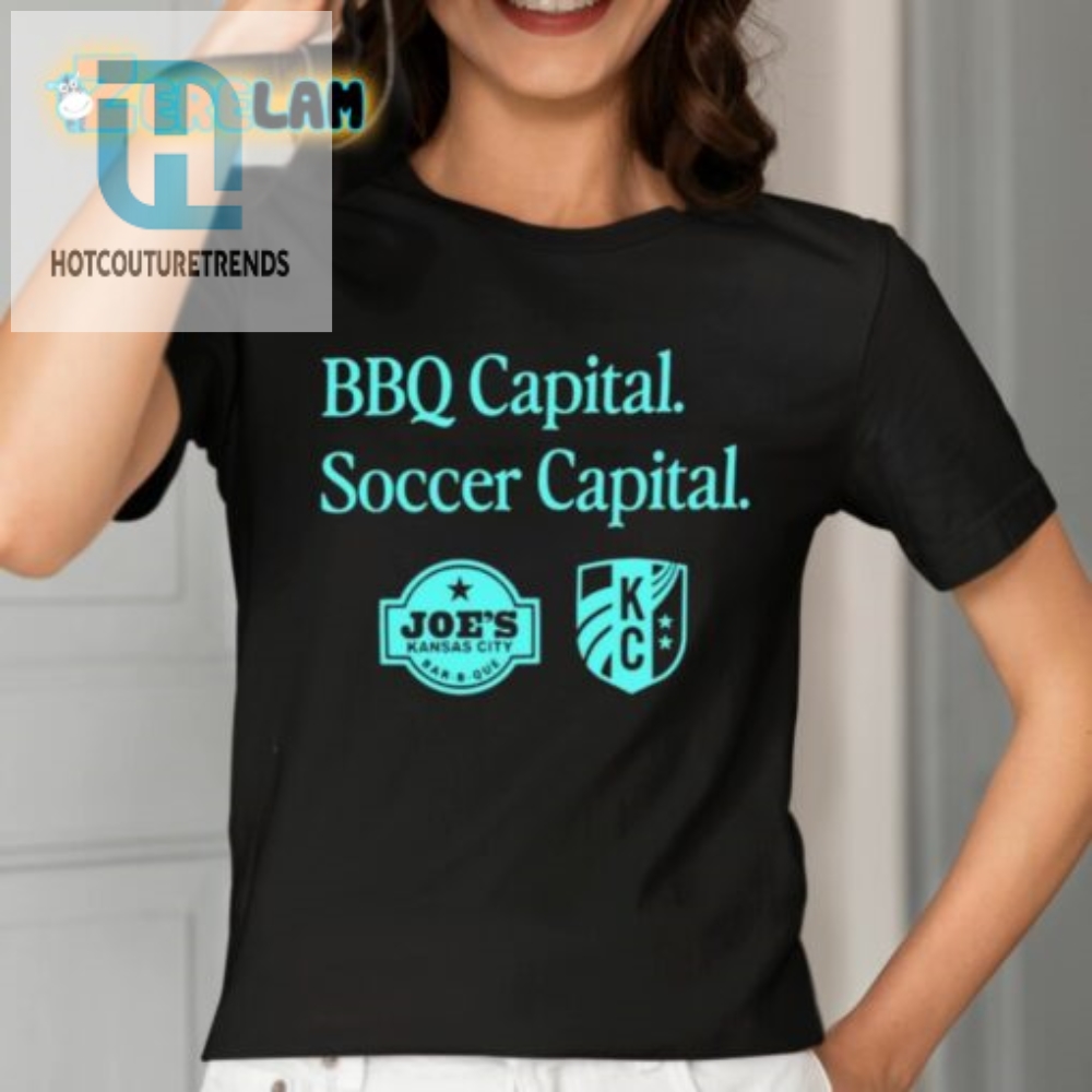 Score Goals And Ribs In This Bbq  Soccer Capital Shirt