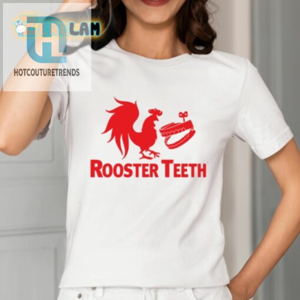 Cluck Yeah Rooster Teeth Logo Shirt  Get Your Feathered Fashion Fix