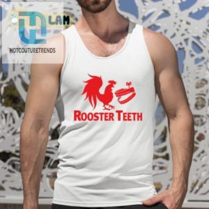 Cluck Yeah Rooster Teeth Logo Shirt Get Your Feathered Fashion Fix hotcouturetrends 1 4