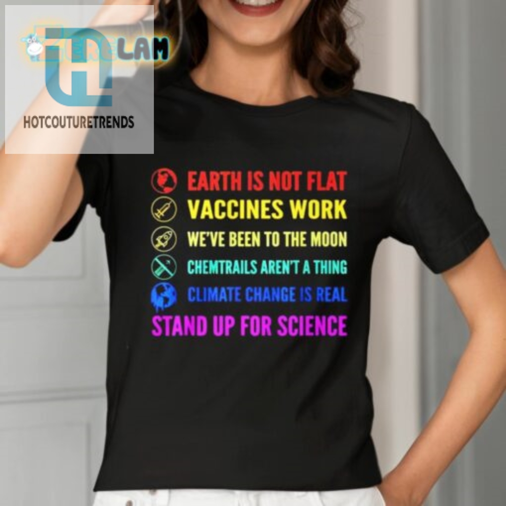 Science Enthusiast Tee Because Standing Up Is For More Than Comedy