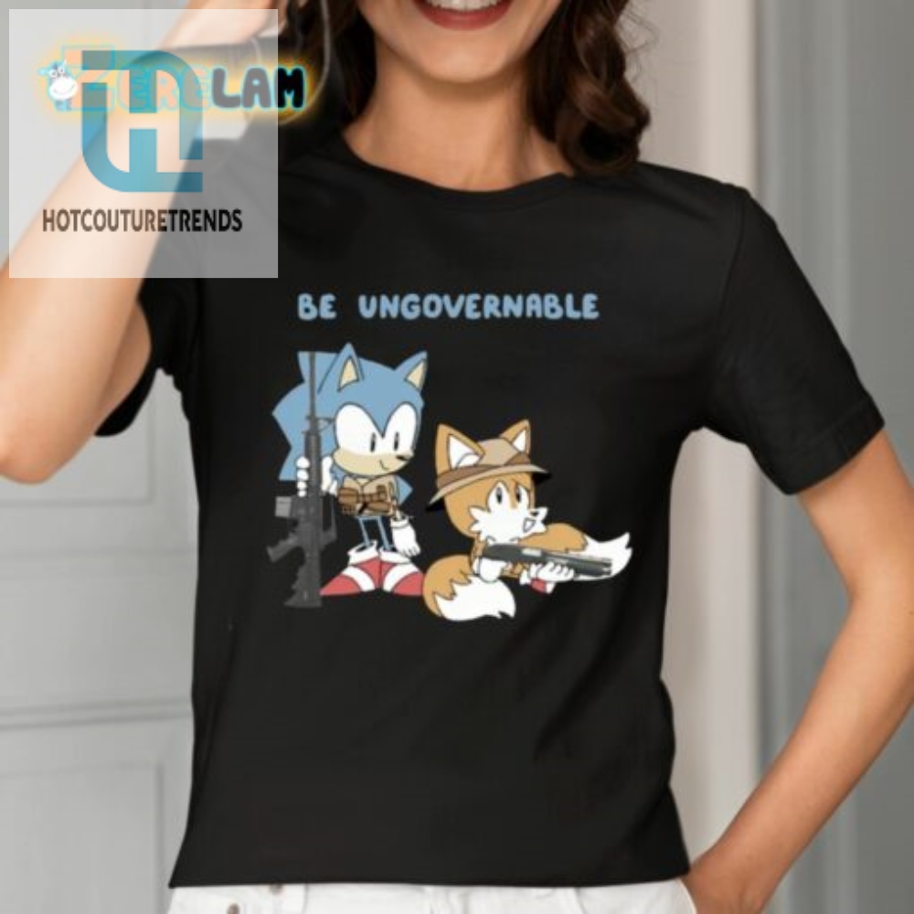 Unleash Your Inner Rebel With Sonic Be Ungovernable Shirt