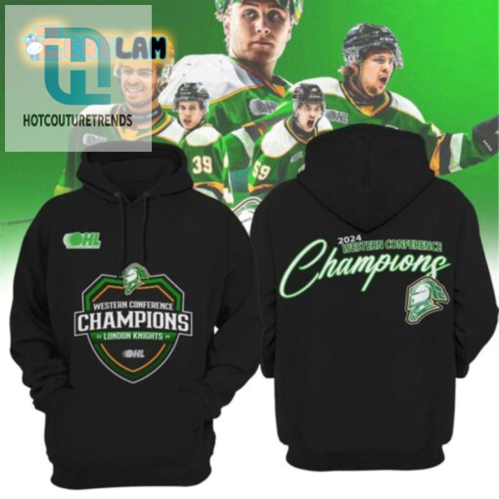 Knighted In 24 Witty Western Conf Champs Hoodie
