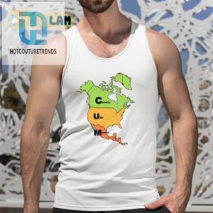 Map It Out Funny Cum Map Canada Usa Mexico Tee hotcouturetrends 1 4