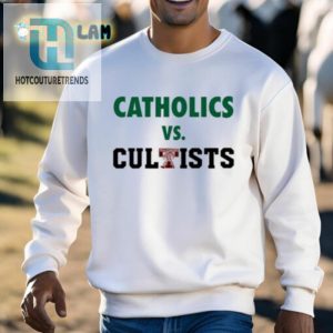 Holy War Catholics Vs Cultists Tee hotcouturetrends 1 2