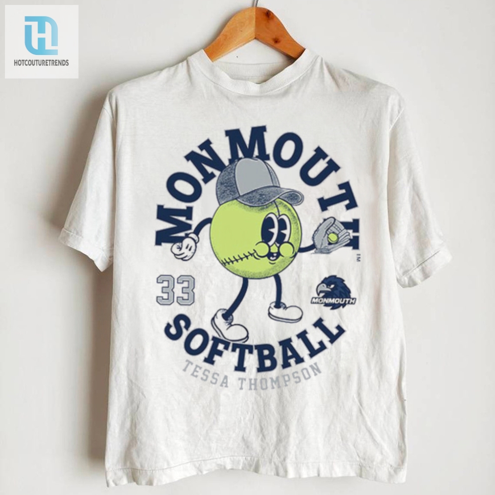 Hit A Home Run In Style With The Monmouth Ncaa Softball Tee Ft. Tessa Thompson