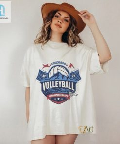 Serveiving The Competition 2024 Co Boys Volleyball Champs Tee hotcouturetrends 1