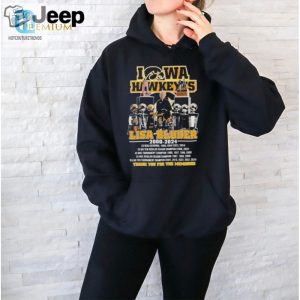 Iowa Hawkeyes Lisa Bluder Thank You Tee 20002024 Lols hotcouturetrends 1 2