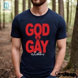 Zolita God Is Gay Tee Divine Queerness In A Shirt hotcouturetrends 1 3