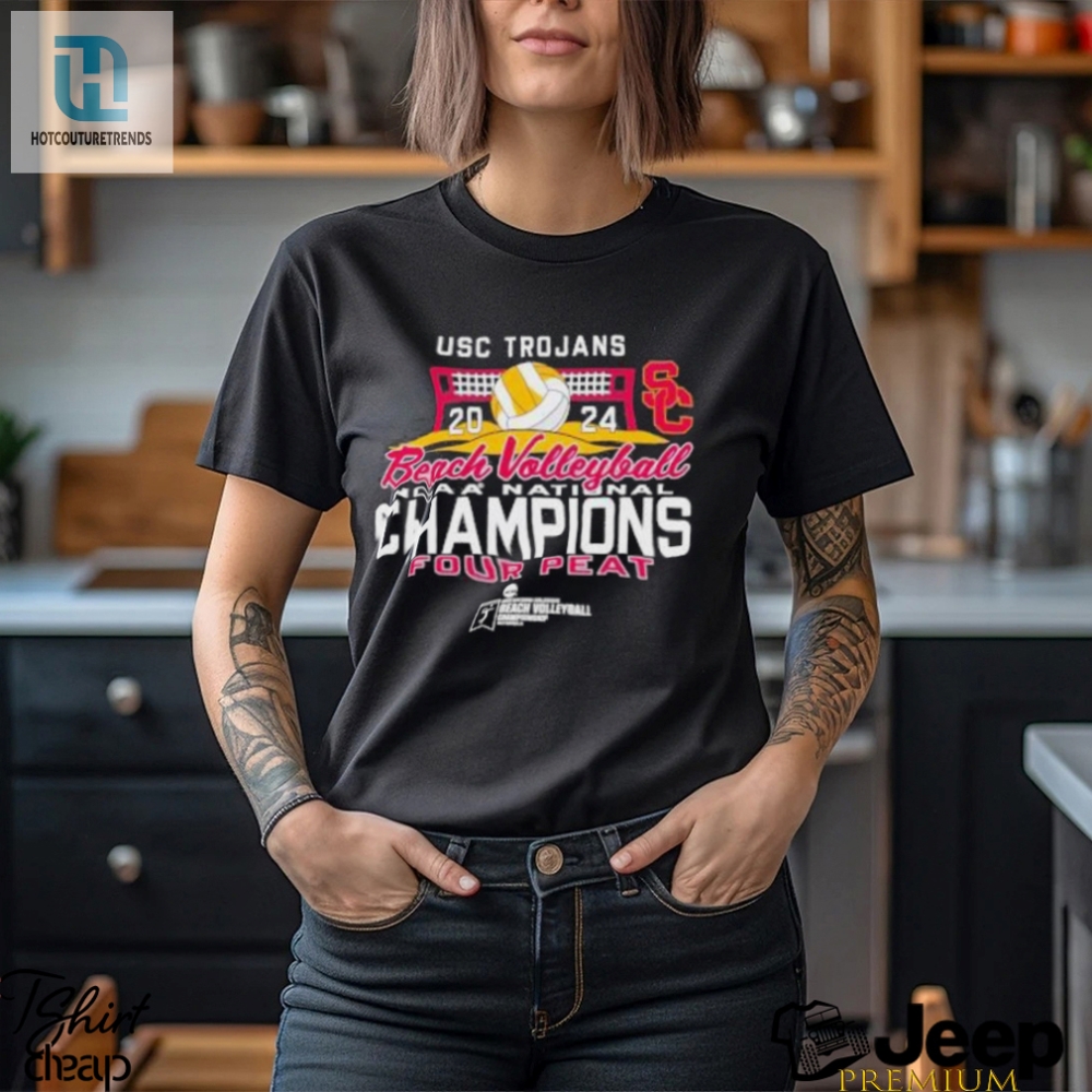 2024 National Champs Usc Womens Beach Vb Tee