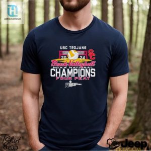 2024 National Champs Usc Womens Beach Vb Tee hotcouturetrends 1 3