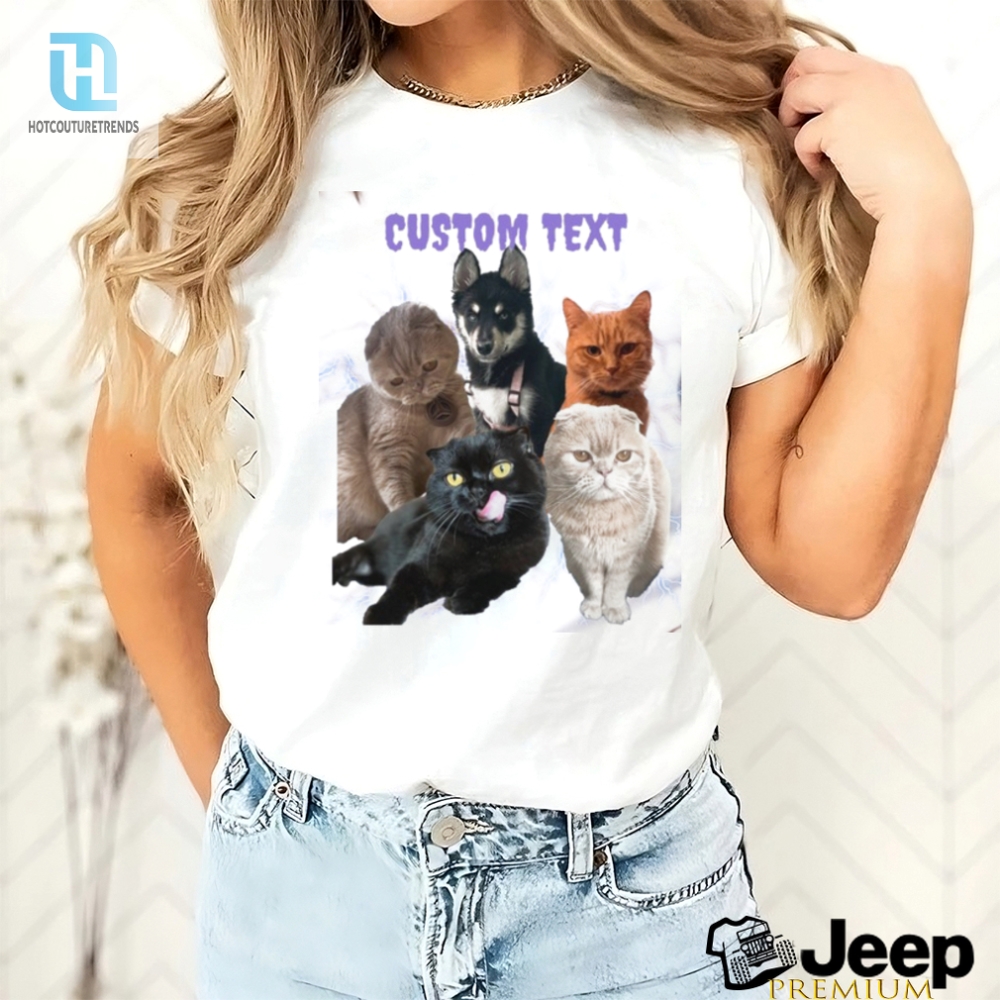 Cuddle Up With Your Furry Friends On A Custom Pet Collage Shirt