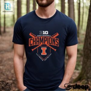 Lead The Illini To Glory 2024 Big Ten Baseball Champs Tee hotcouturetrends 1 3