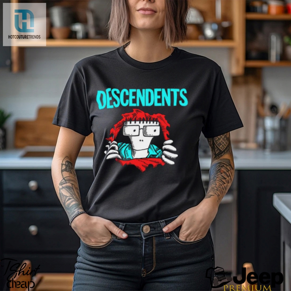 Rock The Punk Look With The Descendents Milo Ripper Shirt