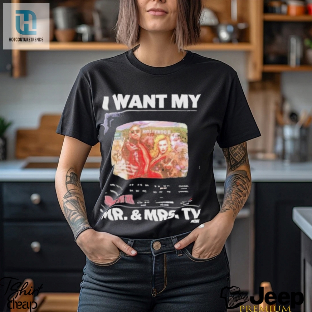Get Your Mr. And Mrs. Tv Shirt Johnny Tv X Taya Valkyrie Edition