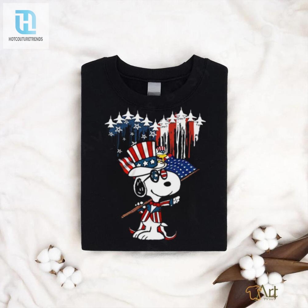 Snoopy 4Th Of July Tee Patriotic Pup With A Side Of Humor