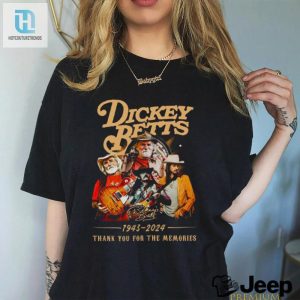 Limited Edition Dickey Betts Tee Thank You For The Memories hotcouturetrends 1 3