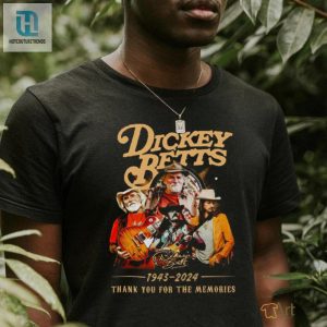 Limited Edition Dickey Betts Tribute Tee Farewell Sweet Guitar Licks hotcouturetrends 1 2