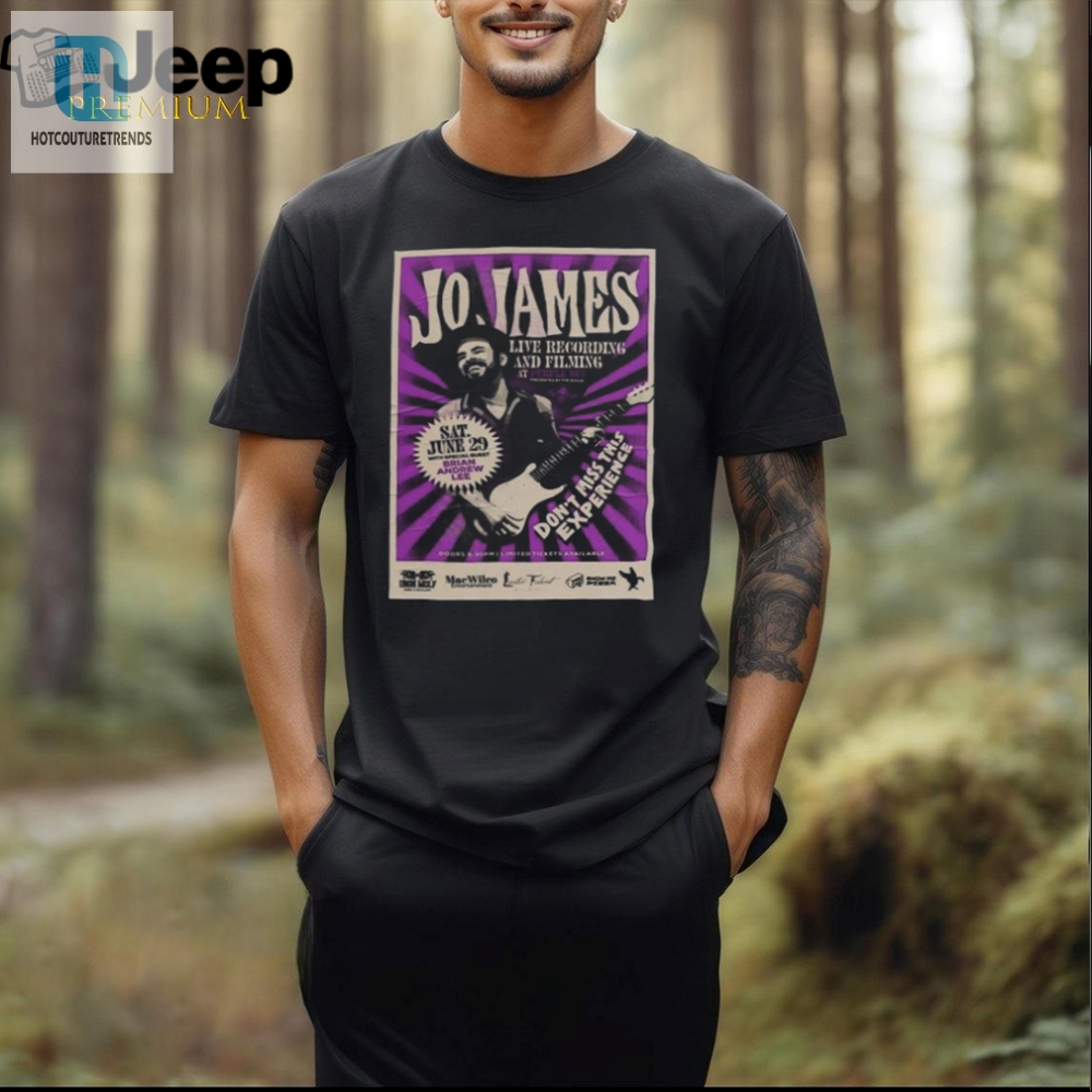 Jo James Purple Bee Tour Shirt  Flyer Chic