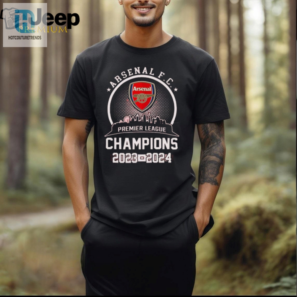Score Big With Arsenal F.C  Premier League Champions 2324 Shirt