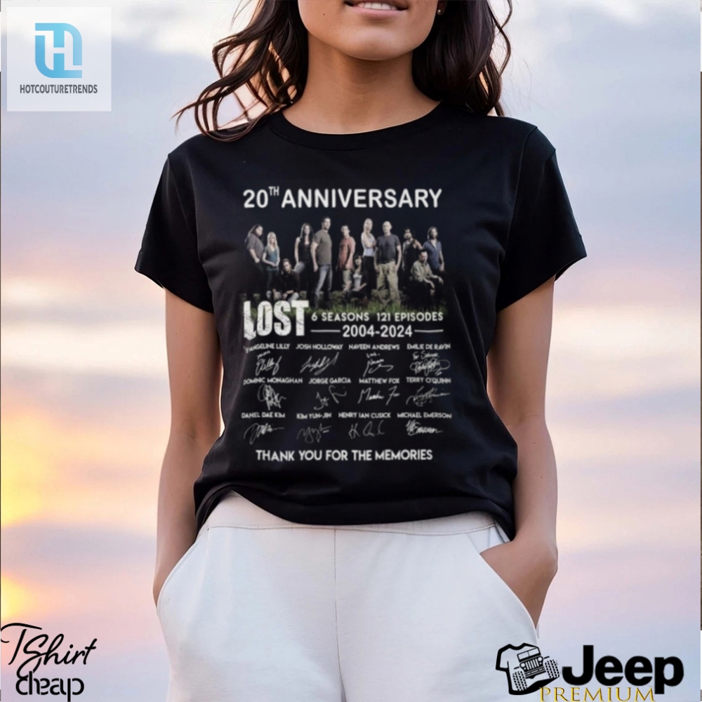 Lost 20Th Anniversary Tee 6 Seasons 121 Episodes Countless Confusing Plot Twists