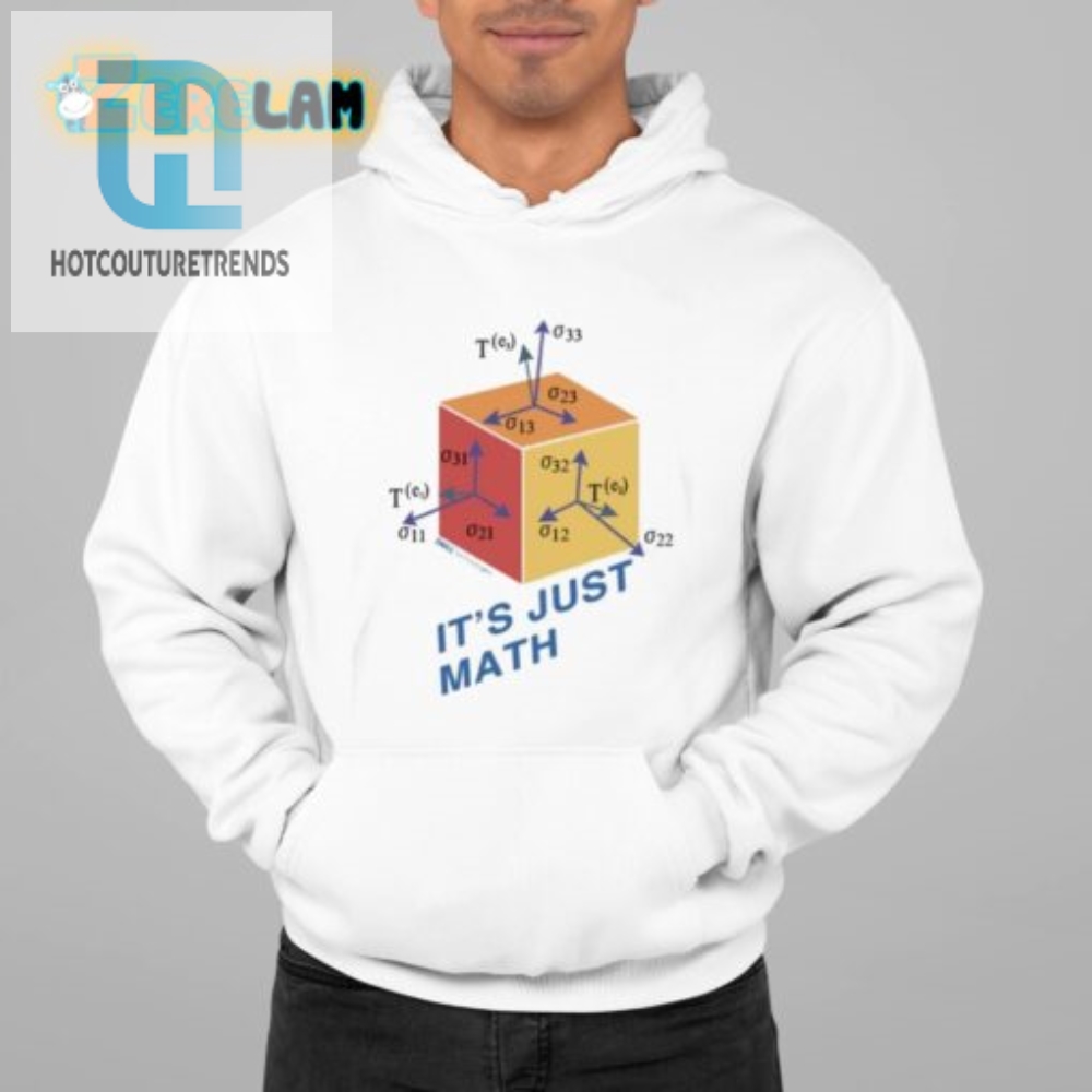 Laugh Every Day In Our Unique Its Just Math Tshirt