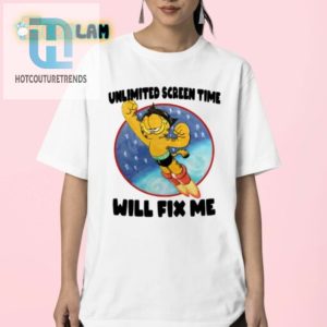 Unlimited Screen Time Tee Funny Unique Fix Me Shirt hotcouturetrends 1 2