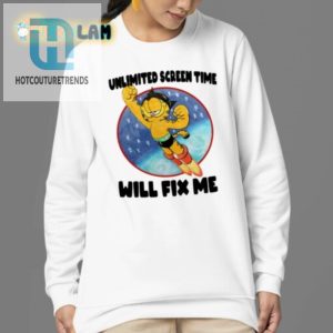 Unlimited Screen Time Tee Funny Unique Fix Me Shirt hotcouturetrends 1 3