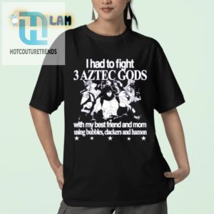 Fight Aztec Gods Tee Bubbles Clackers Hamon With Friends hotcouturetrends 1 2