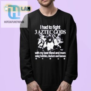 Fight Aztec Gods Tee Bubbles Clackers Hamon With Friends hotcouturetrends 1 3