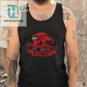 Rock With Funny Flair Unique Descendents Dragon Shirt hotcouturetrends 1 4