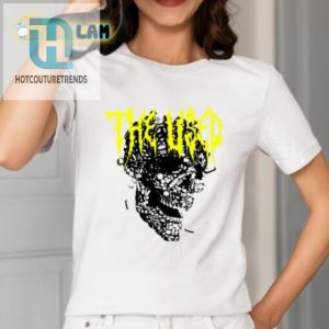 Rock Your Funny Bone With The Used Medz Skull Shirt hotcouturetrends 1 1