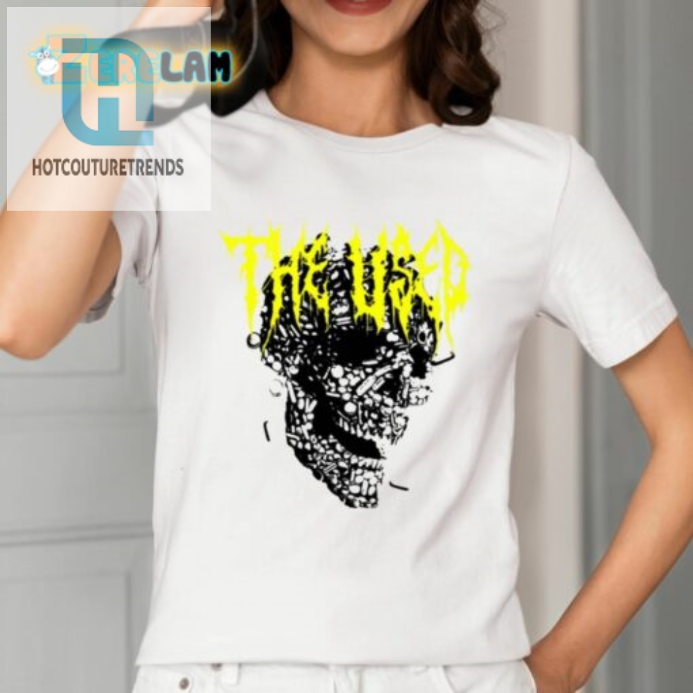 Rock Your Funny Bone With The Used Medz Skull Shirt