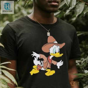 Yeehaw Official Disney Donald Duck Cowboy Tee hotcouturetrends 1 3