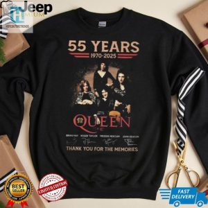 55 Years Of Queen Hilarious Signature Tee 19702025 hotcouturetrends 1 2