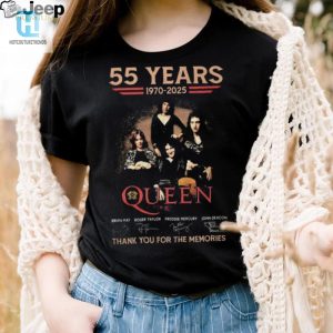 55 Years Of Queen Hilarious Signature Tee 19702025 hotcouturetrends 1 3