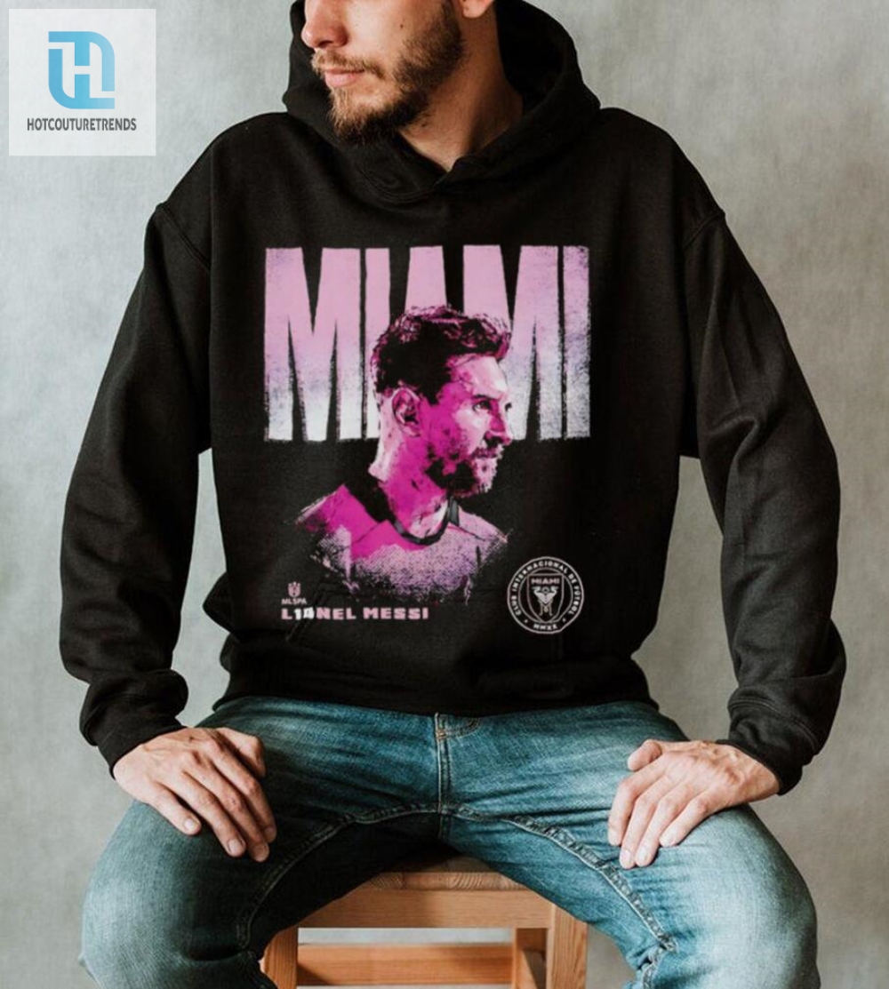 Score Big Laughs Messis Quirky Retro Inter Miami Shirt