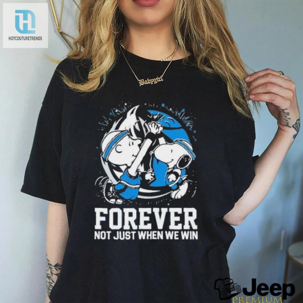 Mavericks Forever Snoopy  Charlie Brown Winwin Tee