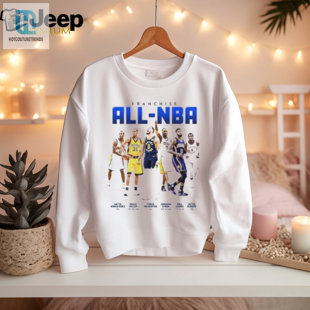 Get Dunked Tyrese Haliburton All Nba Vintage Tee Fun