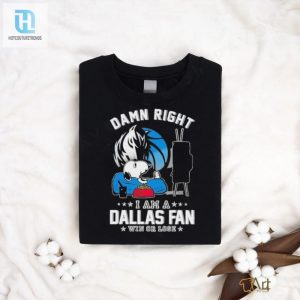 Damn Right Im A Mavericks Fan Snoopy Tv Show Shirt hotcouturetrends 1 2