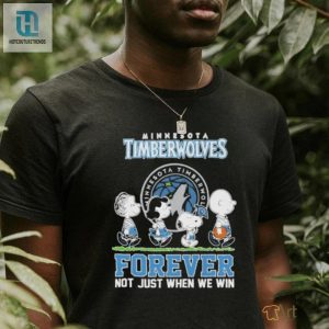 Fun Timberwolves X Peanuts Tee Win Or Lose Walk Forever hotcouturetrends 1 3