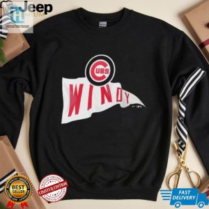 Breeze Through With Chicago Cubs Windy City Fun Tee hotcouturetrends 1 2