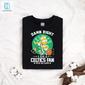 Bart Simpson Celtics Shirt Proud Fan Win Or Lose Fun Tee hotcouturetrends 1 2