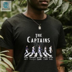 Funny Yankees Captains Abbey Road Signatures Tee hotcouturetrends 1 3