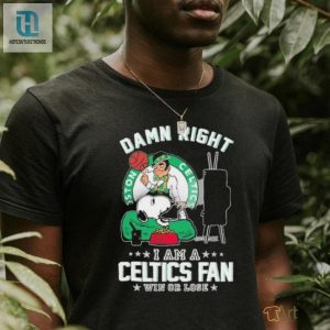 Damn Right Im A Celtics Fan Official Snoopy Tv Show Shirt hotcouturetrends 1 3