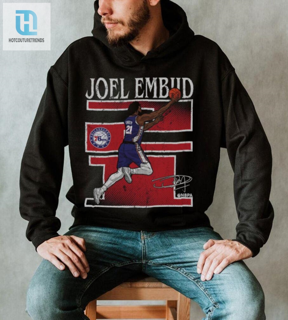 Score Big Laughs In A Joel Embiid 76Ers Shirt  Trusttheprocess