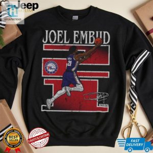 Score Big Laughs In A Joel Embiid 76Ers Shirt Trusttheprocess hotcouturetrends 1 2