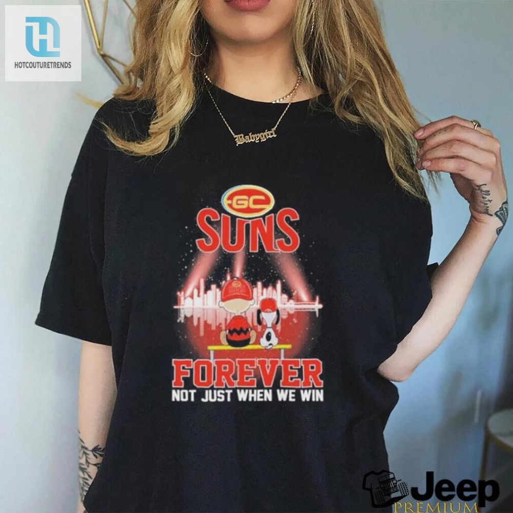 Snoopy  Charlie Suns Fans Forever Funny Shirt