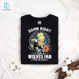 Damn Right Im A Timberwolves Fan Bart Simpson Shirt hotcouturetrends 1 2